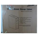Slim Bathroom Storage Cabinet Unassembled