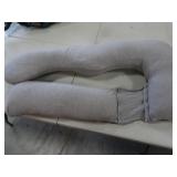 Grey Body Pillow