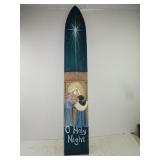 Oh Holy Night Hand Painted Christmas Dï¿½cor