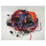 Large Lot of Misc. Rope Cord with Clips & Rings