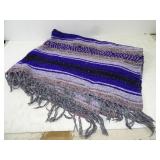 6ft x 3ft Woven Horse Style Purple Pattern