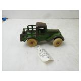 Vintage Cast Iron Austin Toy Truck with Rubber