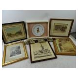 Lot of Historical Landscape & City Art Prints in