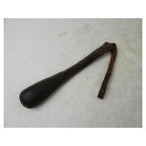 Vintage Leather Black Jack Weapon - 10" As is