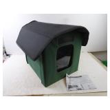 Hammacher Schlemmer Outdoor Cat Shelter with Door