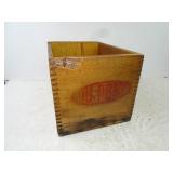 Vintage Wood DuPont Explosives Crate 12" x 9" x