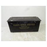 Vintage Raihs Super Service Manitowoc WI Metal