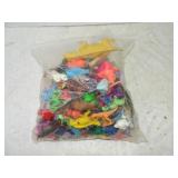 Bag of Misc. Vintage Plastic Toy Animals
