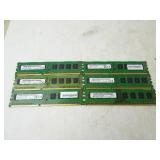 Lot of 6 Micron 4GB DDR3 1Rx8 Computer RAM
