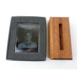 Brett Favre Crystal Laser Etched Glass Art with