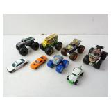 Lot of Toy Cars & Monster Trucks
