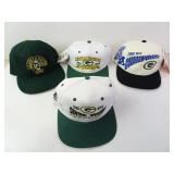Lot of Green Bay Packers Hats - Division Champs &