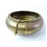 9.5' Brass Made In India Planter Bowl