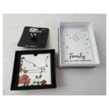 Lot of 3 New Silver-Plated Jewelry with Tags