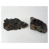 Lot of 2 Larger Volcanic Mineral Specimens -