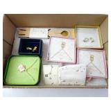 Lot of New Costume Gold-Plated Jewelry with Tags