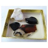 Lot of Agate & Petrified Wood Mineral Specimens