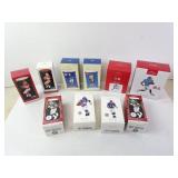 Lot of 10 NFL Hallmark Keepsake Player Ornaments