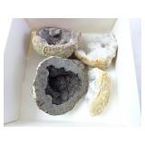 Lot of Druzy Geode Specimens