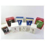 Lot of 8 Hallmark Keepsake MLB Baseball Ornaments