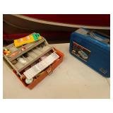 Lot of 2 Plano Tackleboxes with Contents