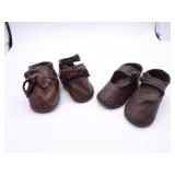 Bronze Dipped Baby Shoes - Vintage
