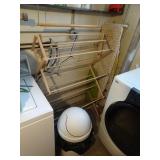 Laundry Grouping in Corner - Drying Rack /