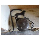 Antique Cast Iron Dinner Bell with Dog