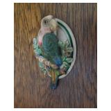 Antique Cast Iron Hubley Parrot Door Knocker -