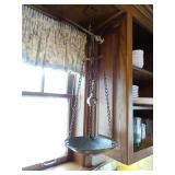 Antique Brass Hanging Balance Scale