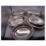 Assorted Silver Plated Serving Dishes