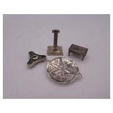 Assorted Dutch Sword Marked Sterling Miniature