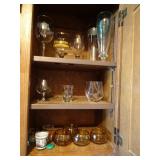Contents of Bar Cabinet