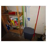Assorted Cleaning Products and Supplies