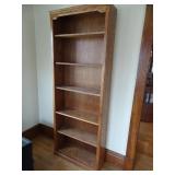 Solid Oak Bookshelf - 93" x 31" x 10" - Matches