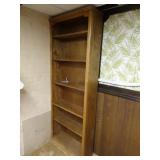 Solid Oak Bookshelf - 93" x 31" x 10"