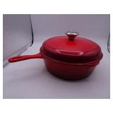 Le Creuset 10" Lidded Cast Iron Saucepan
