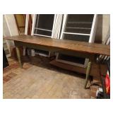 Antique Table - 25x84x40 (wine cellar)