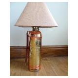 Antique Copper Fire Extinguisher Lamp - 34" Tall