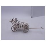 Dutch Sword Marked Sterling .925 Miniature Wagon