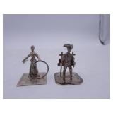 Sterling Silver .925 Figurines - 17.98g