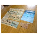 Lot of Vintage Aviation Prints