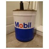 Vintage Empty Mobil Oil Can