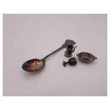 Silver Plated Spoon and Miniatures