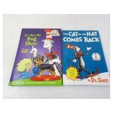Lot of 2 Dr. Suess Books - Cat In The Hat Comes