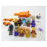 Lot of Misc. LEGO Minecraft Minifigures & Related
