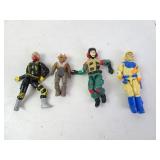 Lot of 4 Vintage Action Figures
