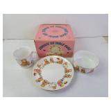 Vintage Japan 3pcs Ceramic Service Set in Box
