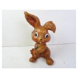 MCM Classic Plastic Figural Bunny Coin Bank with