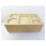 Lot of 11 Cambro 915CW Cafeteria Compartment Food